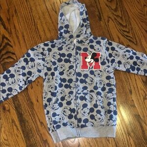 Kids Mickey hooded sweatshirt sizes medium and large